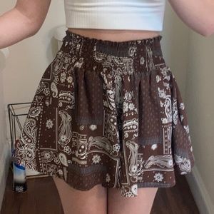 bandana skort